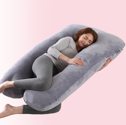 BumpNest™ — U-Shaped Full Body Pillow