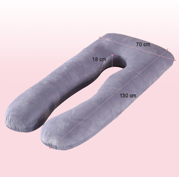 BumpNest™ — U-Shaped Full Body Pillow