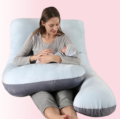 BumpNest™ — U-Shaped Full Body Pillow